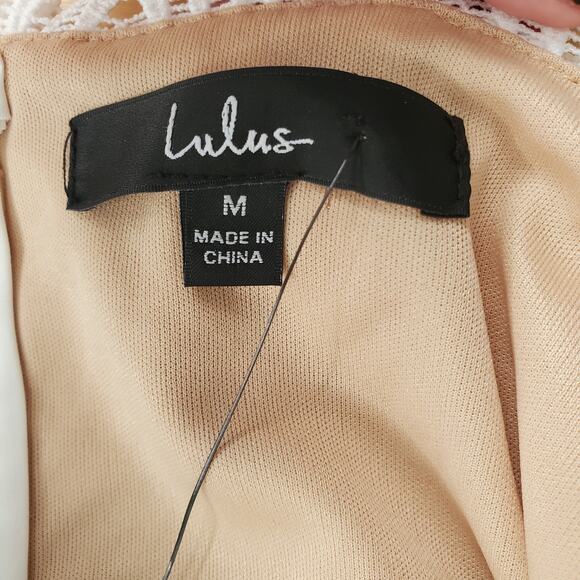 Lulu's White Lace Midi Dress - Picture 3 of 12